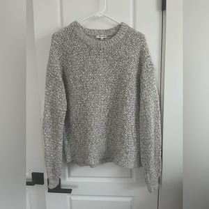 Madewell gray cotton blend sweater size small